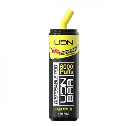 Электронная сигарета UDN BAR Cherry Lemonade 6000 затяжек (УДН Бар Вишневый Лимонад)